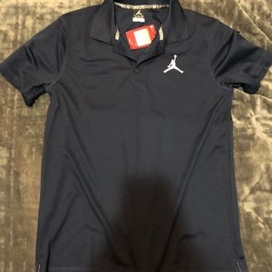Nike Jordan Navy Blue Golf Polo Small